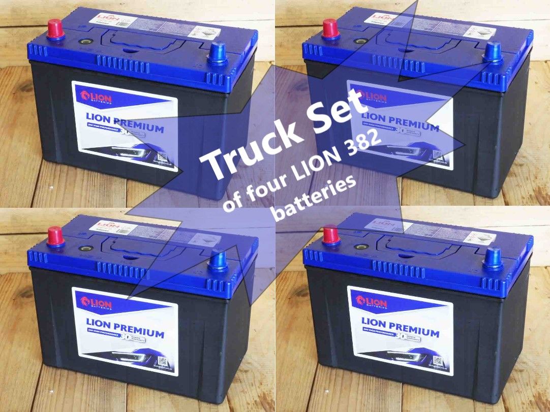 Lion 382 (N70ZZ) Truck Set of Four
