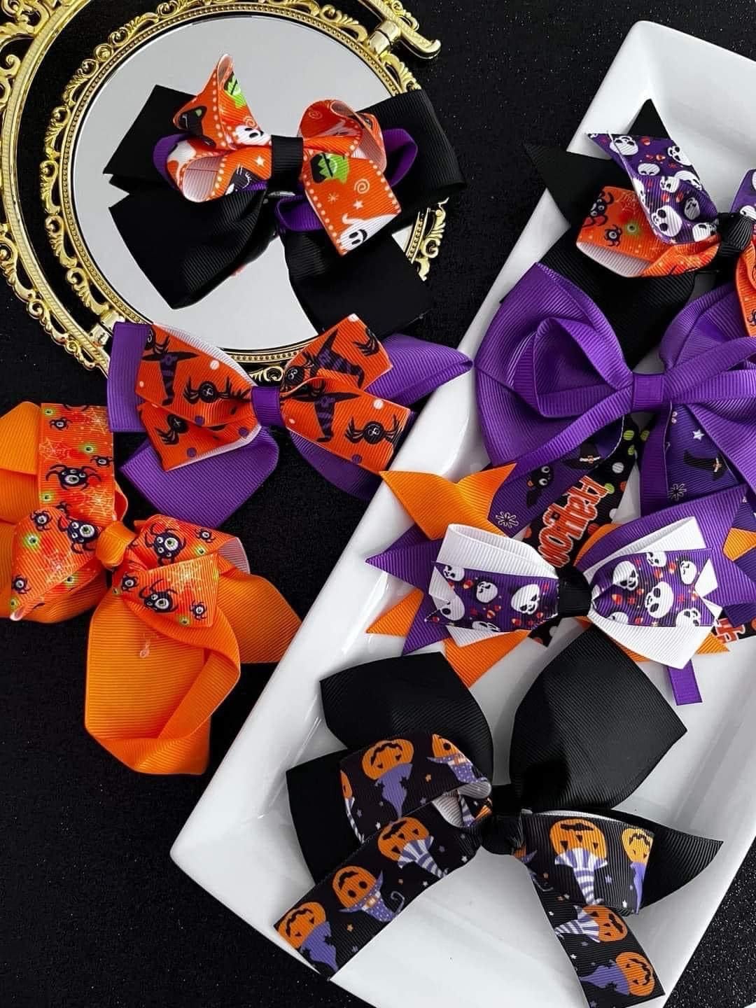 Docena Moño Día de muertos / Hallowen  Mod 13
