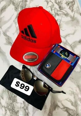 Combo Gorra,Gafas y cartera