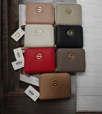 Cartera chica 1 cierre se envía color surtido al azahar