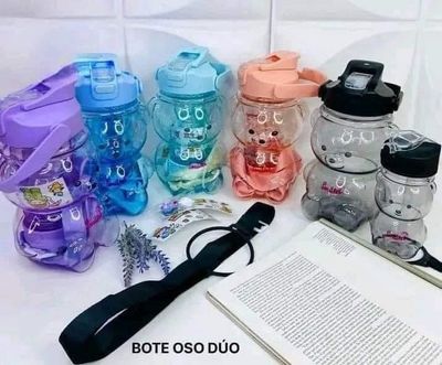 Botella osito Dúo color se envía al azahar
