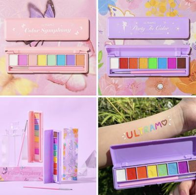 Duo Paleta Delineadores Ultram♡ pequeñas se activan con agua