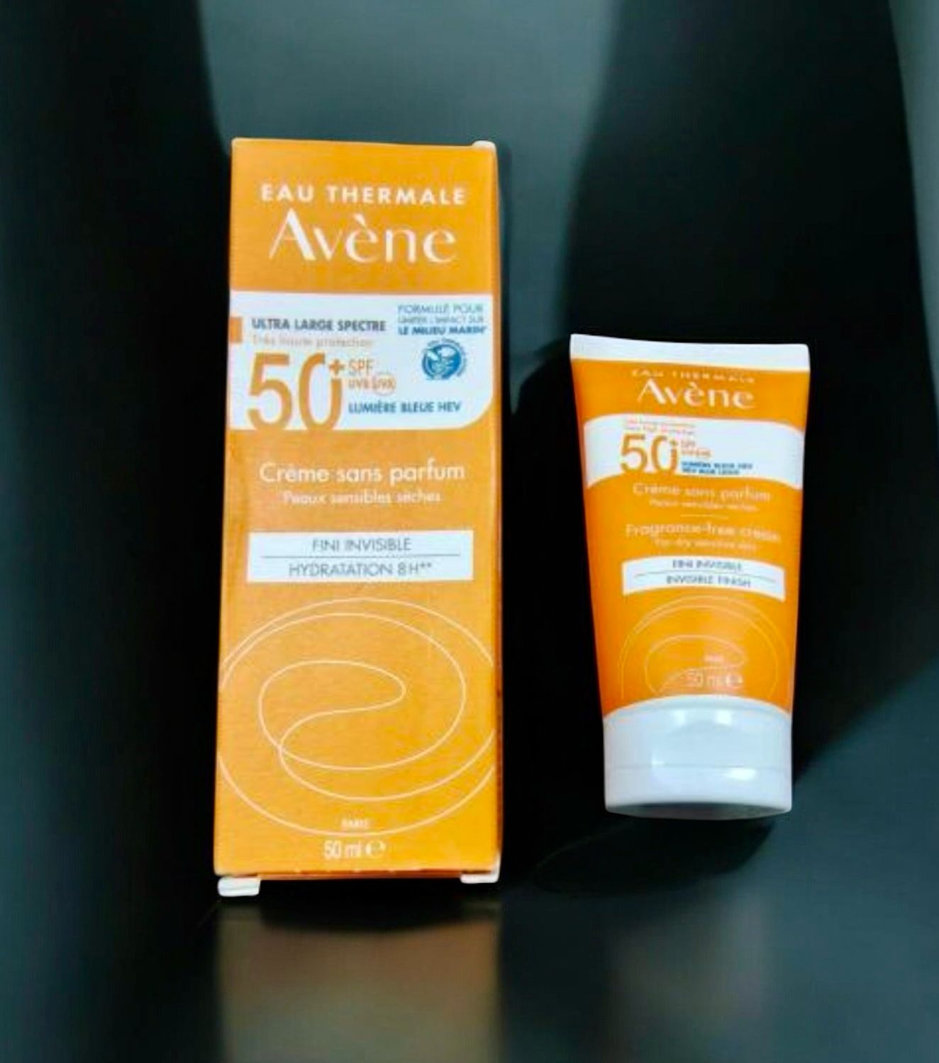 Protector solar Avène Ultra Mat FPS 50+ fluido pieles sensibles, mixtas y grasas 50 ml Código  N15