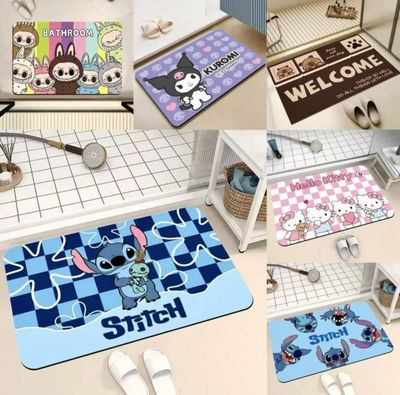 Tapete salida de baño de personajes 1 pieza se envía surtido el Diseño al azahar