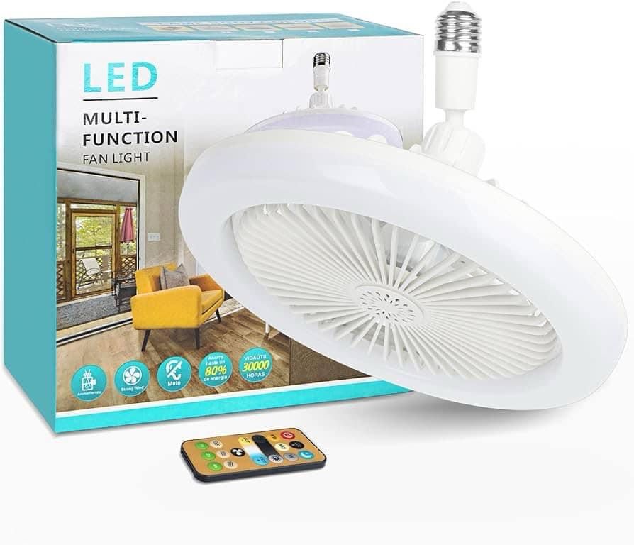 Foco Led Ventilador 3 colores de luz