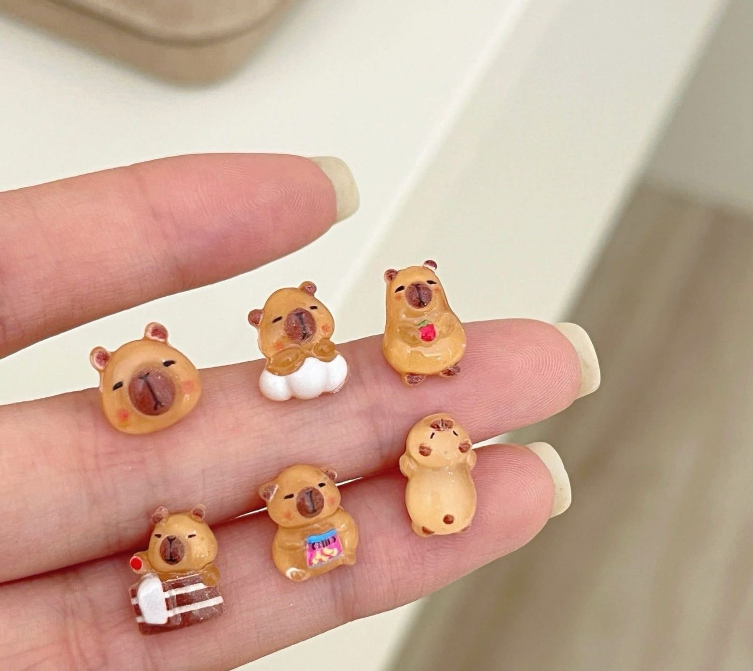 Blíster con 42 Pares de Aretes capibara