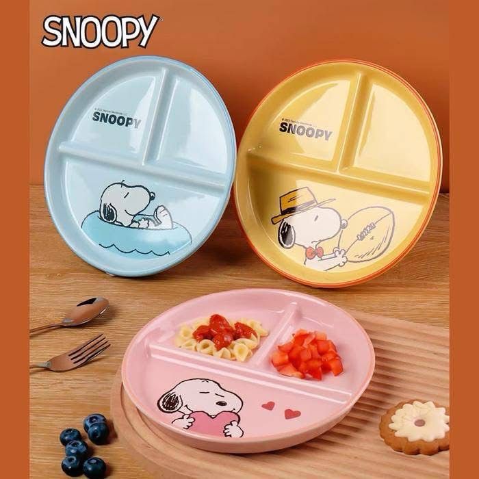 Plato Snoopy se envía color surtido al azahar