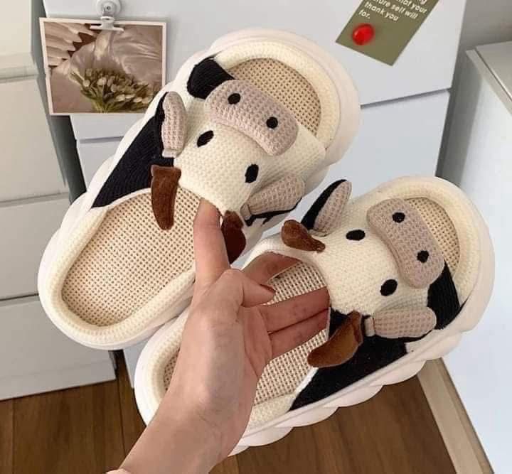 Pantufla de vaca color y talla se envían surtidos al azahar