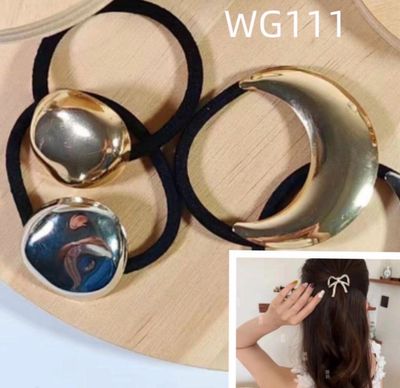 Paquete con 10 ligas Detalles metálicos