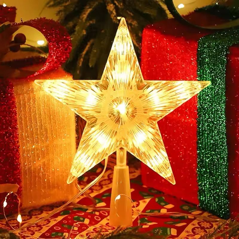 Estrella para árbol luz cálida 15cm
