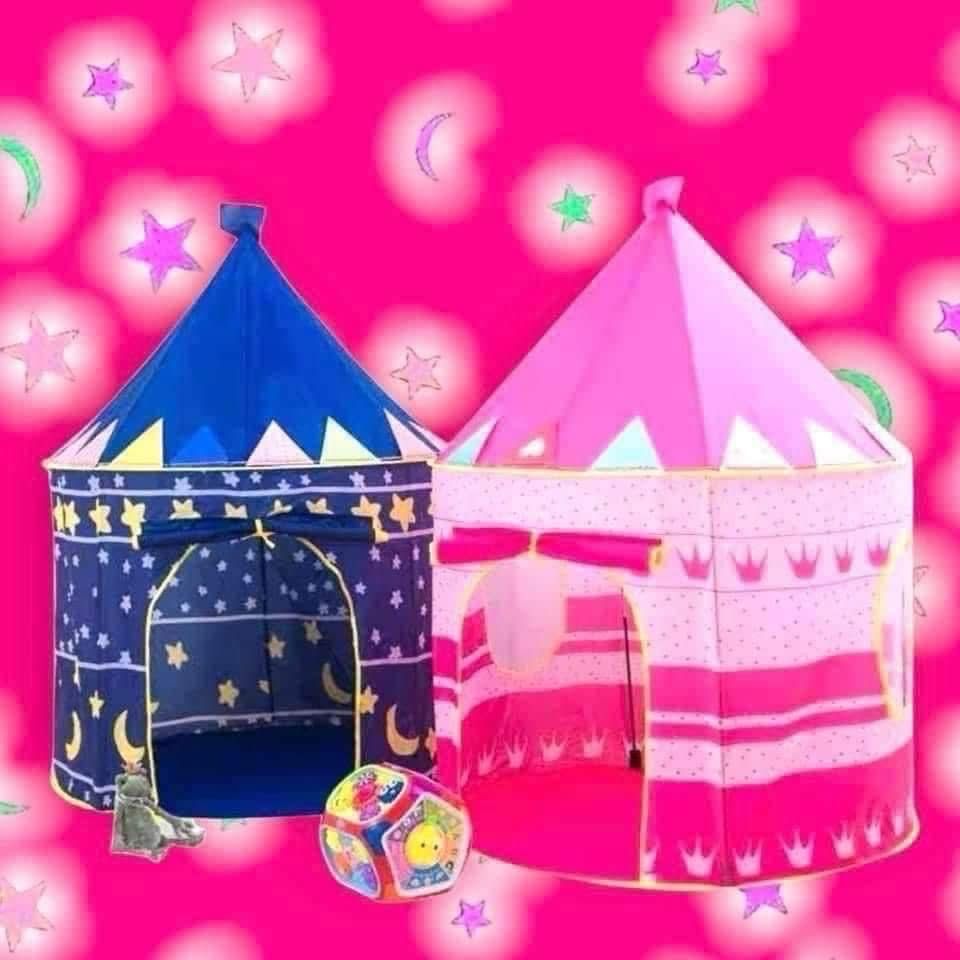 Castillo Canopy Infantil azul  o rosa el color se envía surtido al azahar