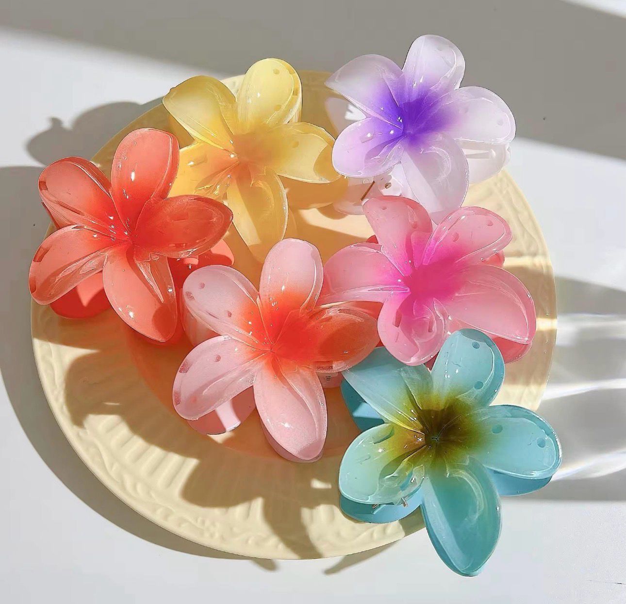 Docena Pinza Flor Hawaiana