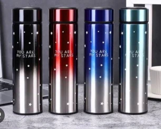 Termo Digital Estrellas acero 1 pieza color se envía surtido al azahar