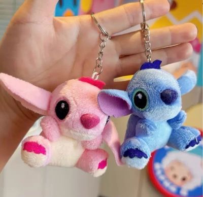 Paquete 6 Llavero Angela y Stitch