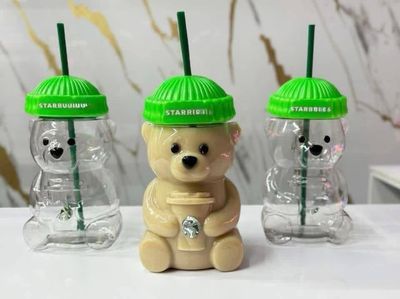 Vaso tipo Starbuck de plástico delgado