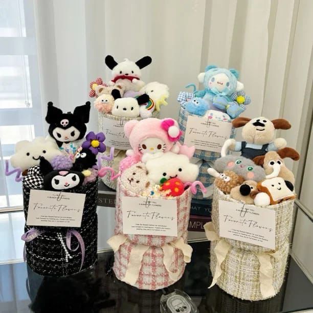 Ramo Bouquet Peluche Sanrio Modelo Cuadros