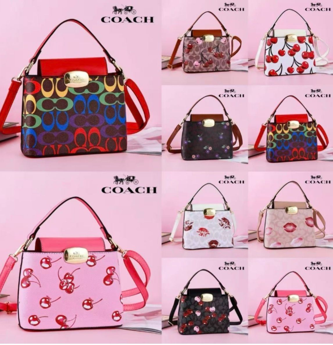 Bolsa Coach 1 pieza el color se envía surtido al azahar