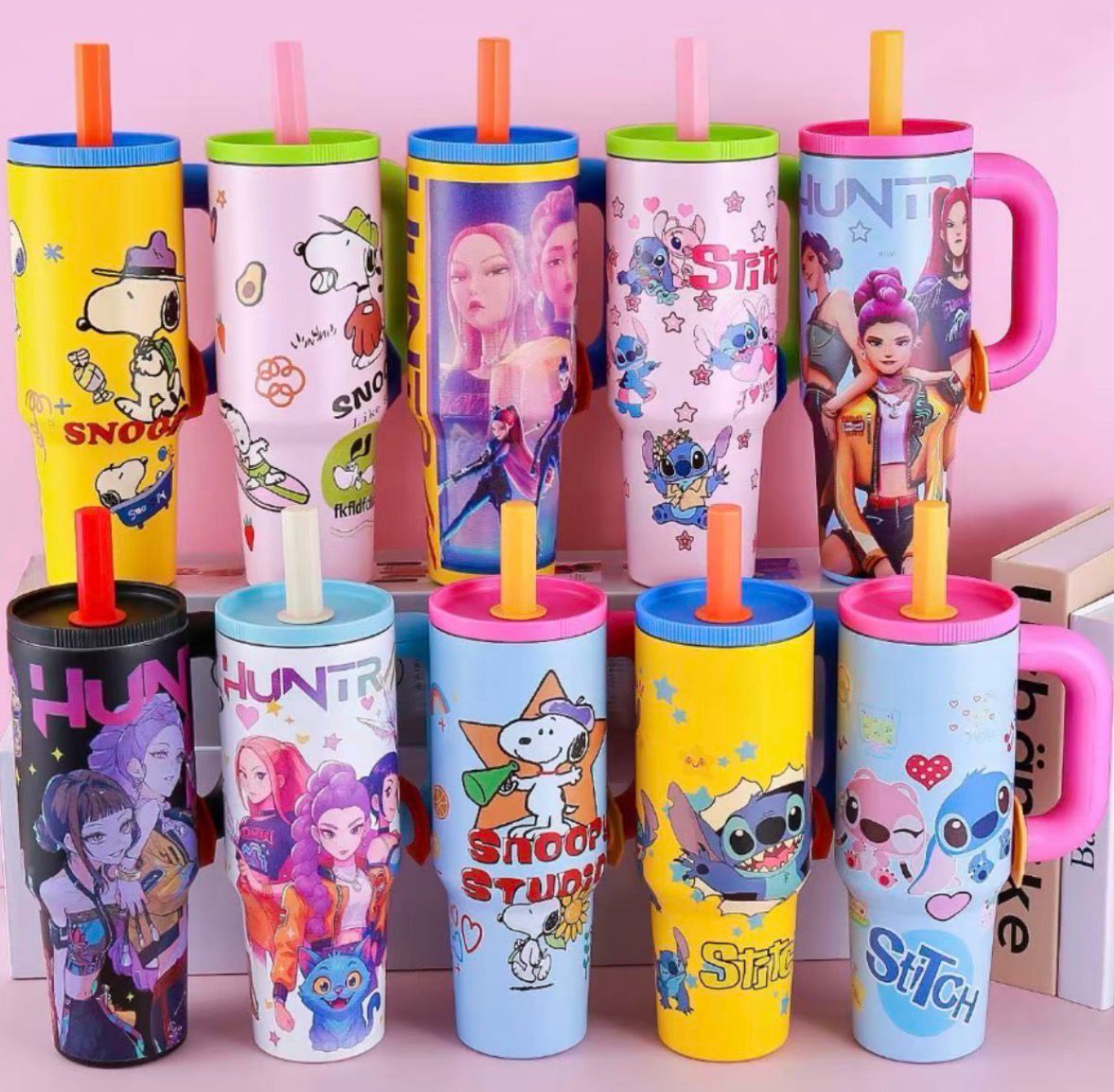 Termo tipo Stanley Personajes se envía surtido al azahar