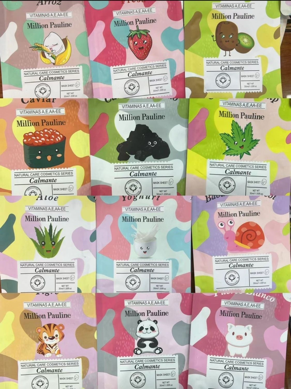 Mascarilla Kawaii 10 piezas