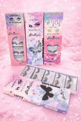 Pestañas Caja con 10 pares