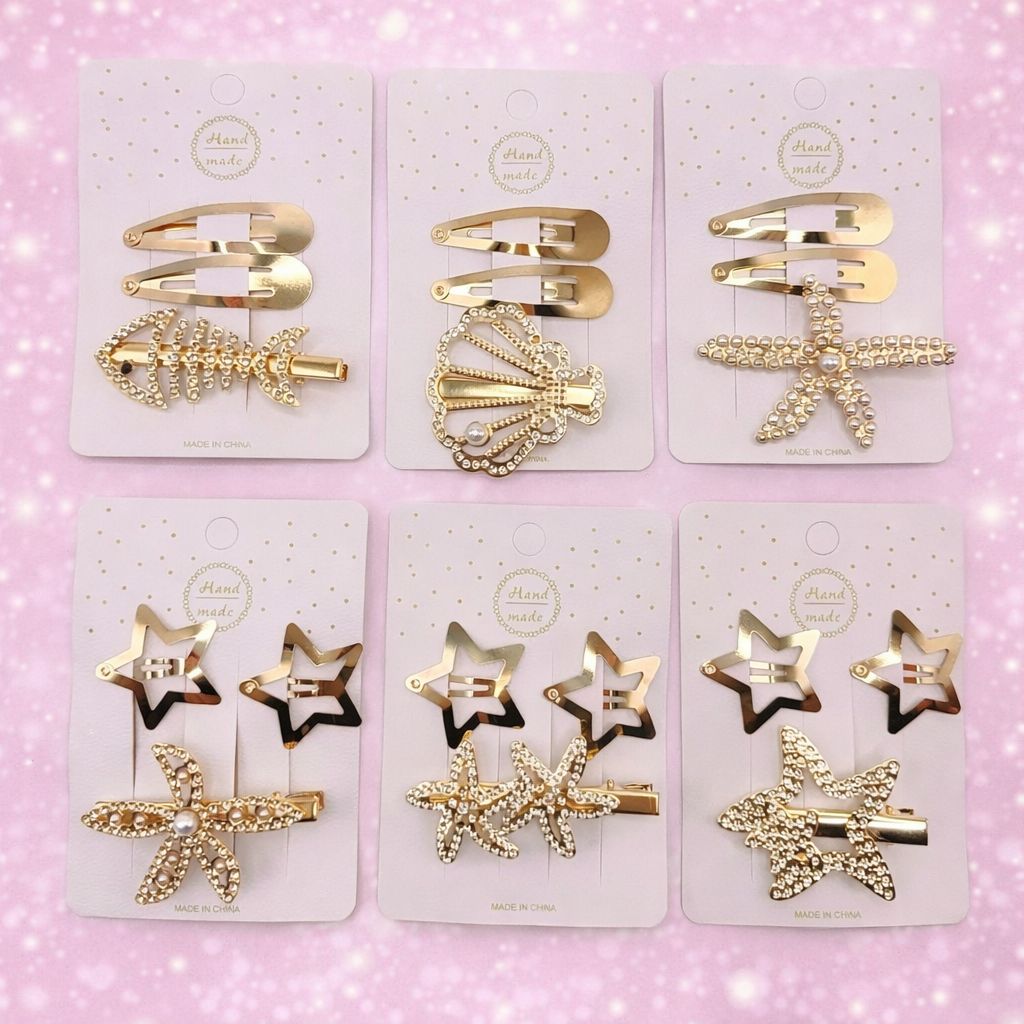 Docena pasadores Dorado surtido