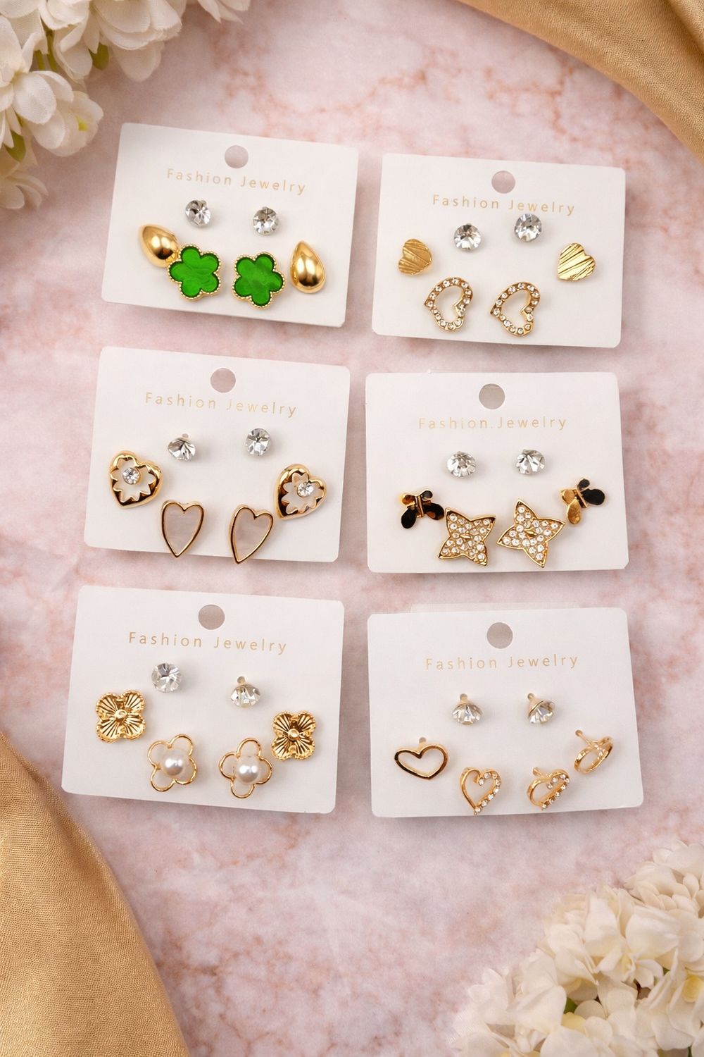 Docena Aretes Modelos Surtidos