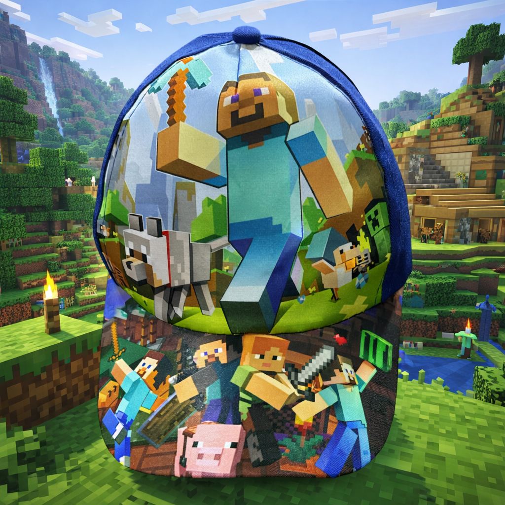 Gorra Minecraft 1 pieza