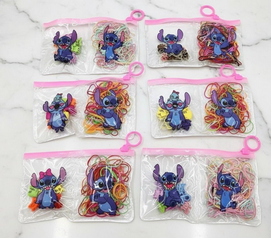 Docena Bolsitas Ligas y piojitos Stitch