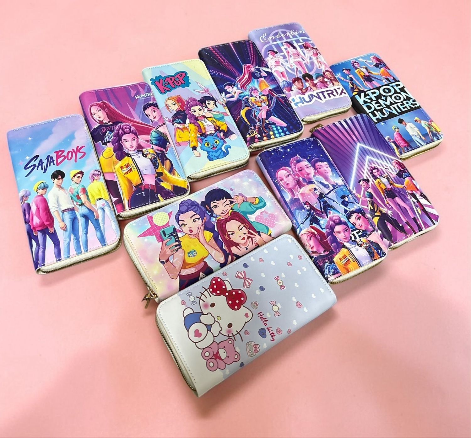 Cartera larga 1 cierre personajes