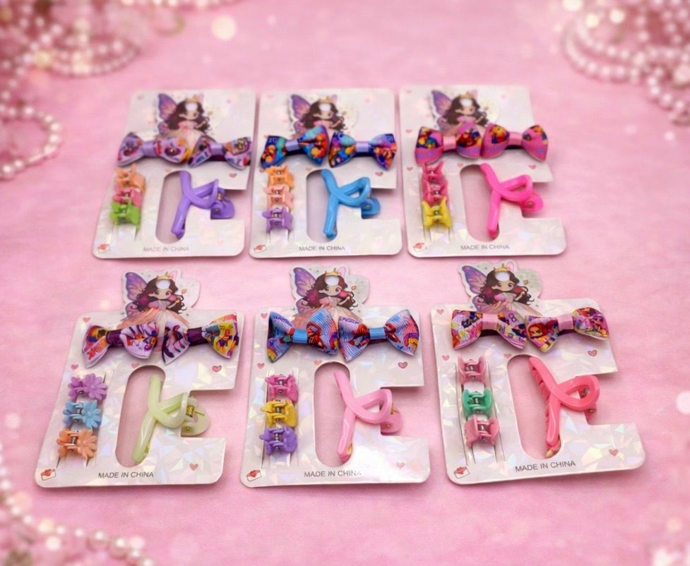 Docena Mini Pincitas y Moñitos Huntrix