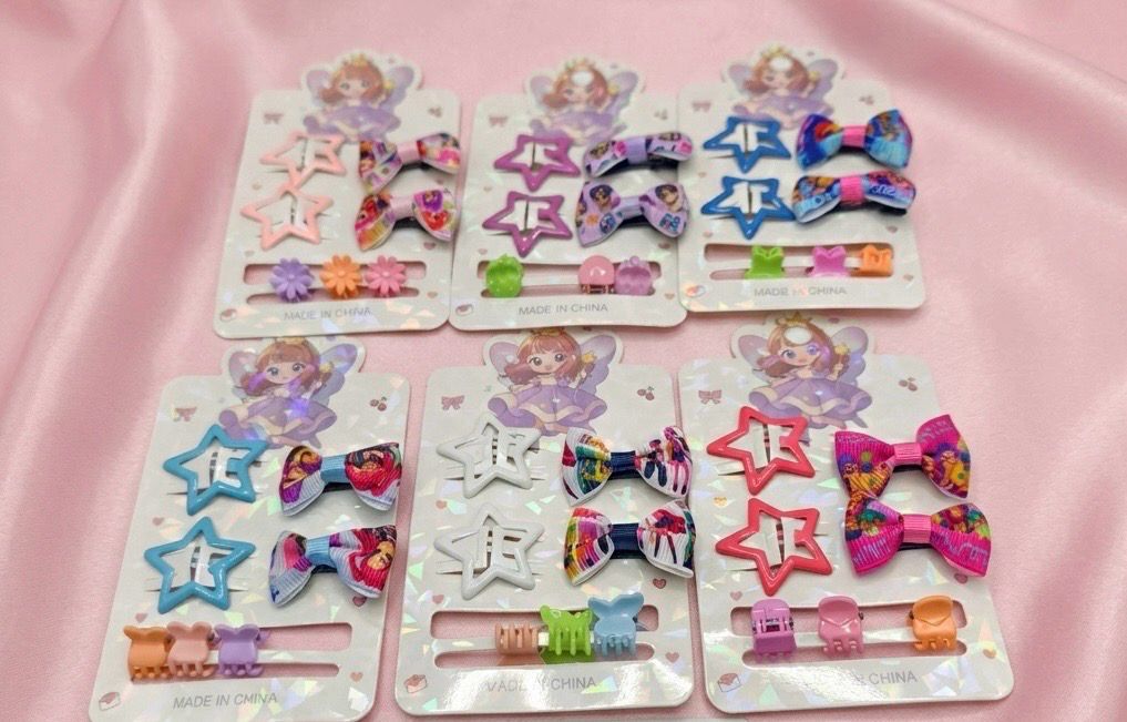 Docena Pasadores y Moños Guerreras Kpop