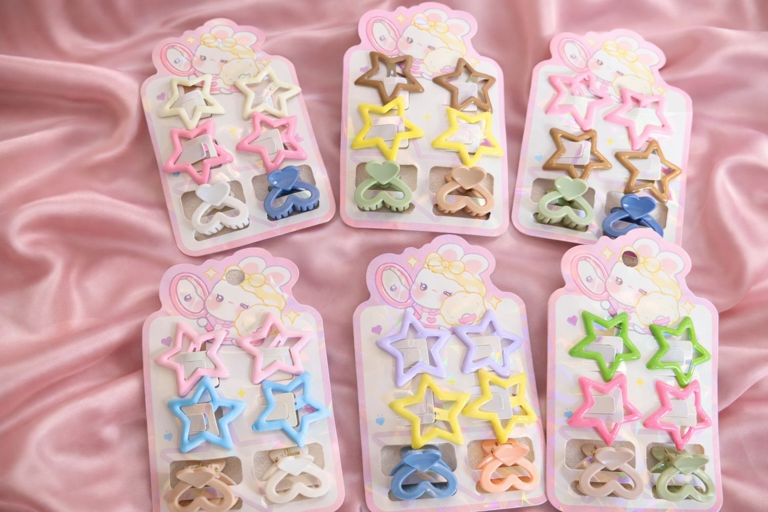 Docena Pasador estrella y Mini Pincitas