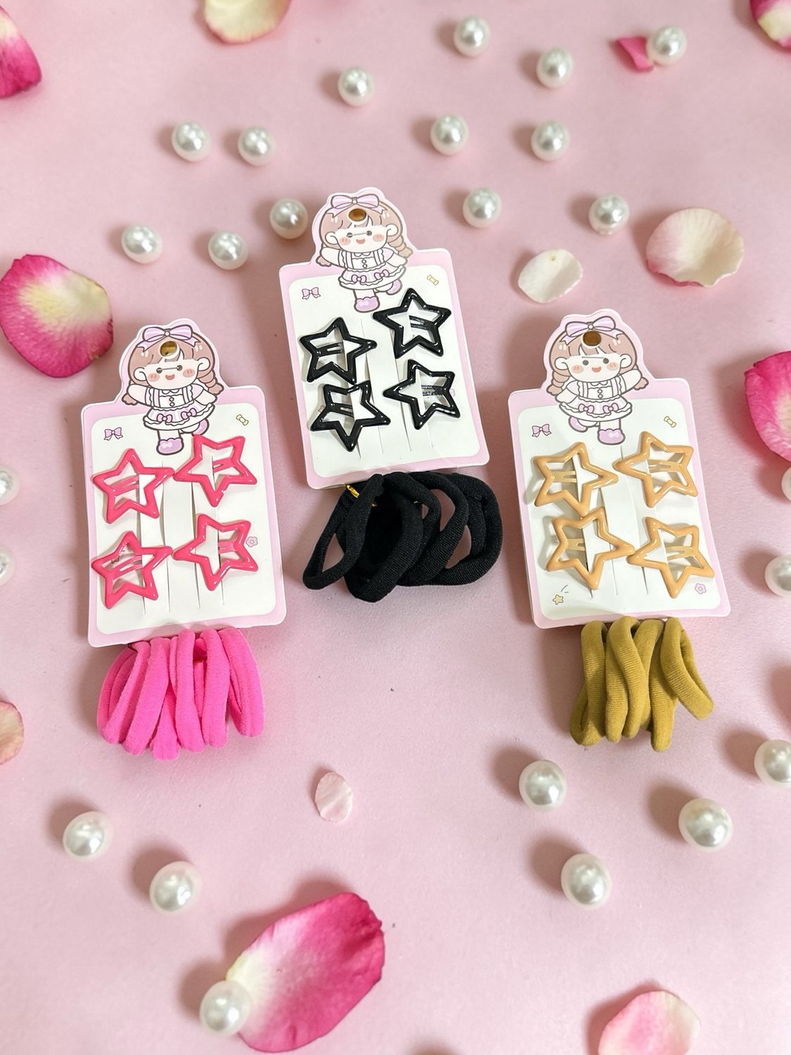 Docena pasadores estrellitas y Donitas