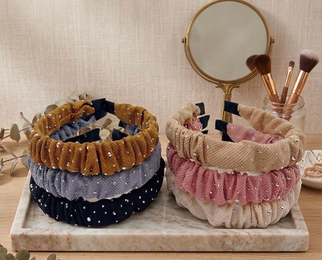 Docena Diademas pedrería