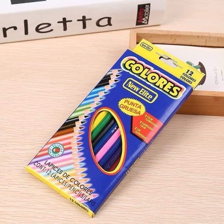 Docena colores de madera