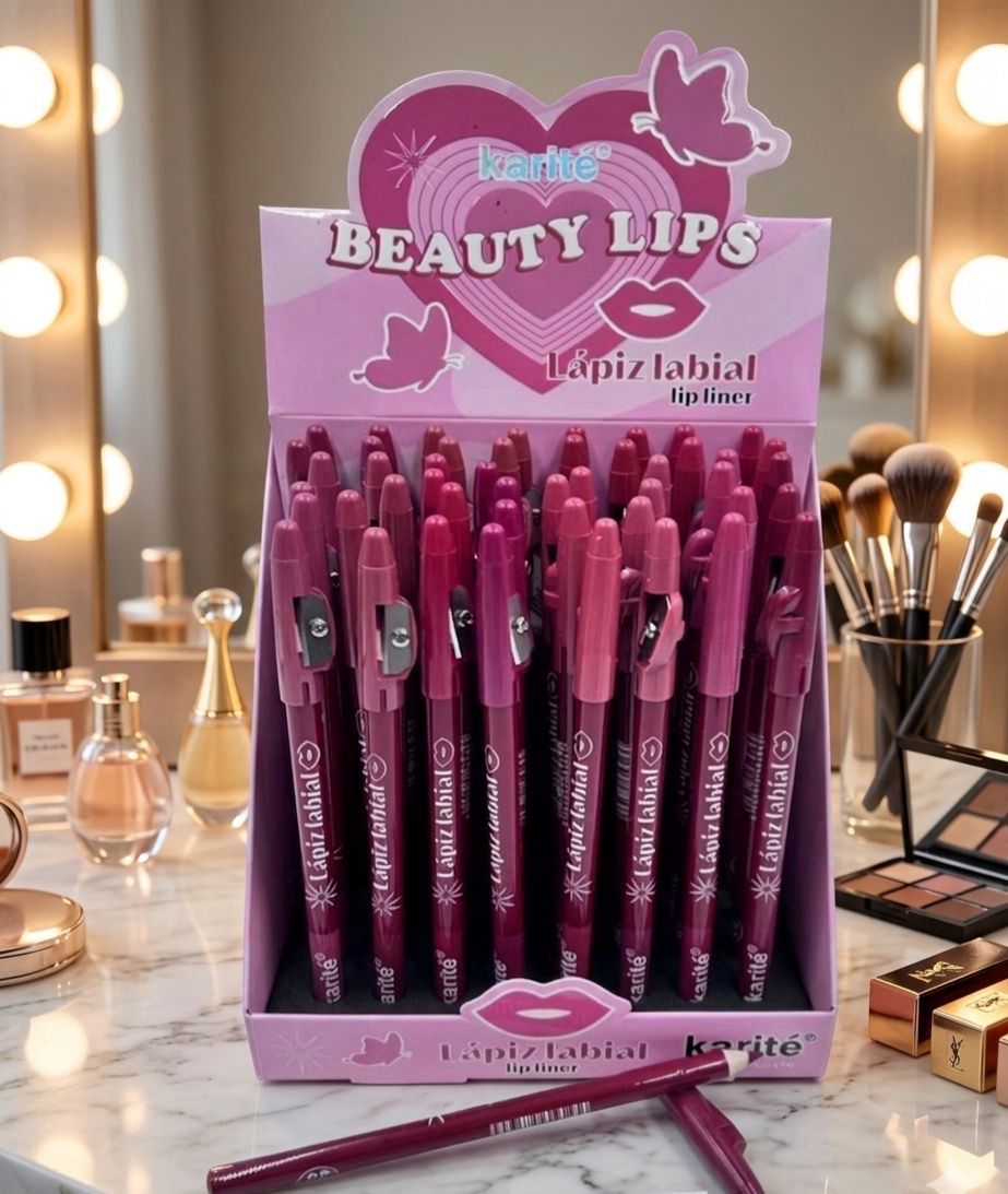 Docena Delineador de Labios Con sacapuntas
