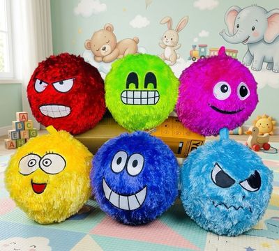 Pelota Peluche emociones 1 pieza