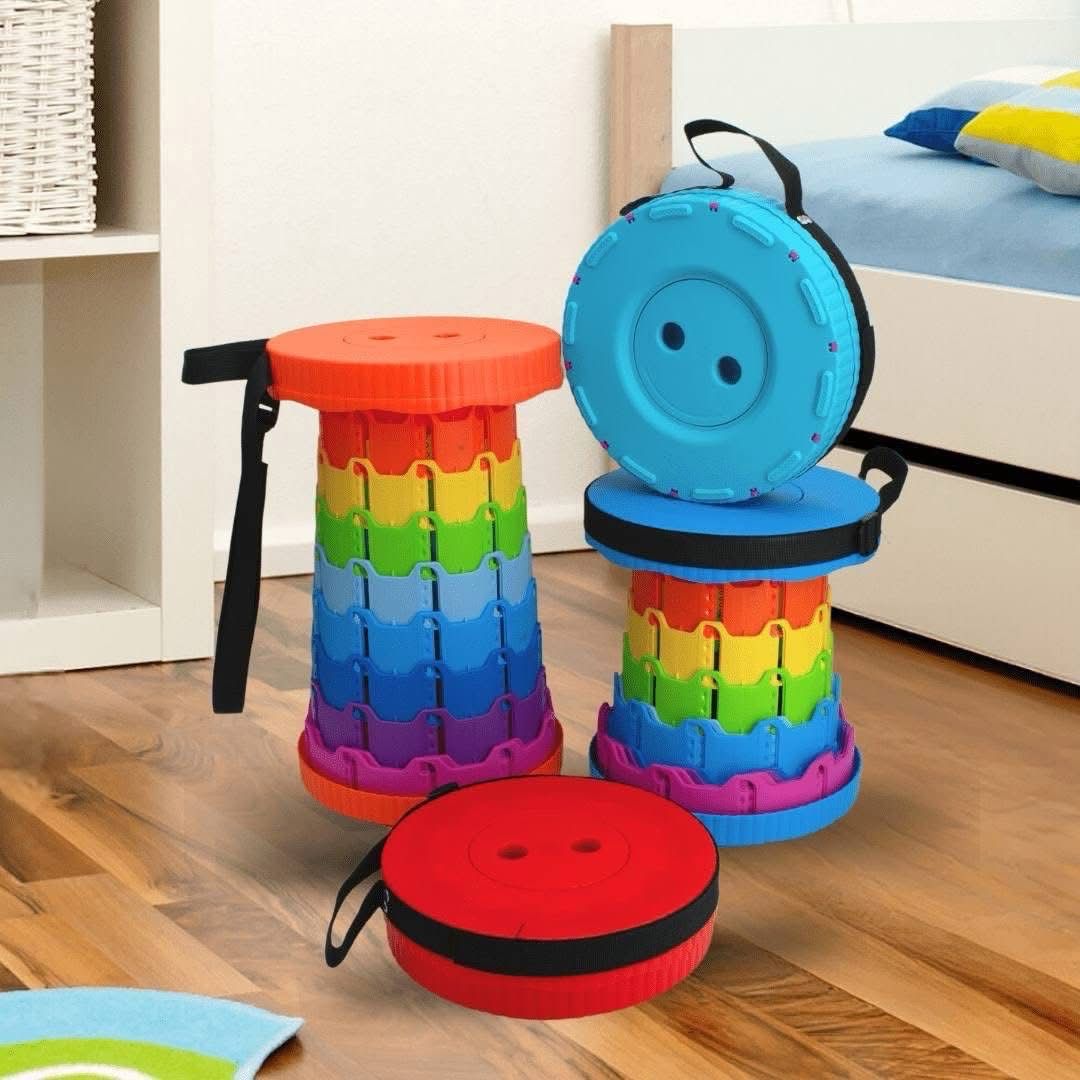 Banco plegable portátil colores 1 pieza