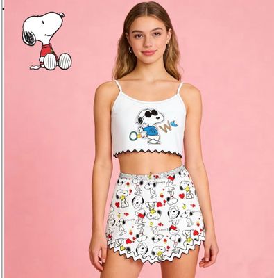 Coordinado Pijama Short de Personajes se envía surtido al azahar