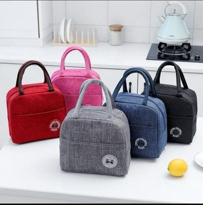 Lonchera térmica lisa se envían colores surtidos al azahar