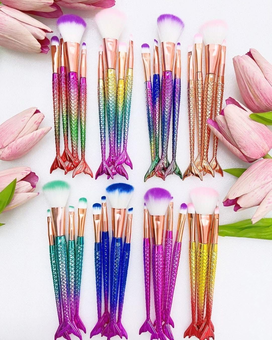 Set 4 brochas sirena