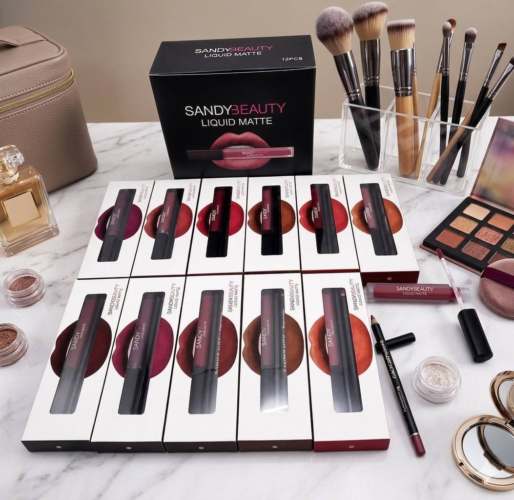 Caja Labial y Delineador Matte docena