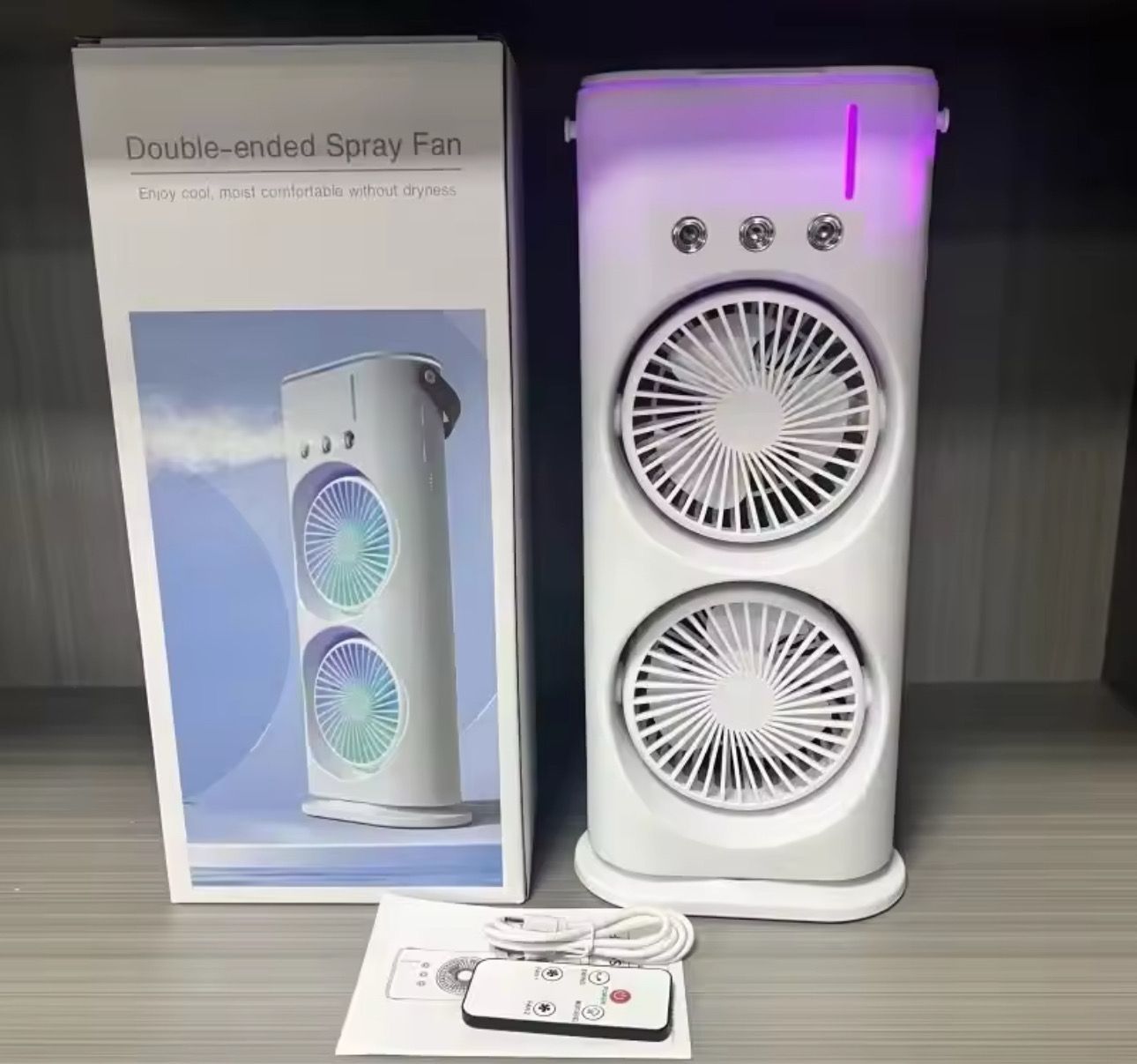 Ventilador Humificador Doble cabezal