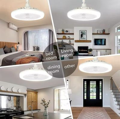 Foco Led Ventilador 3 colores de luz