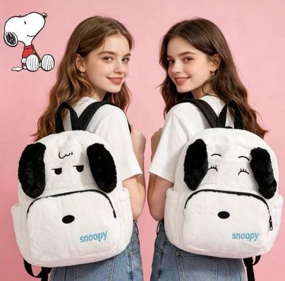 Mochila Snoopy Blanca