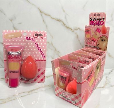 Caja 6 base con Beauty Blender