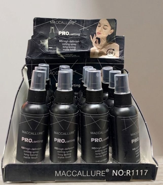 Fijador de maquillaje Blíster 12 piezas