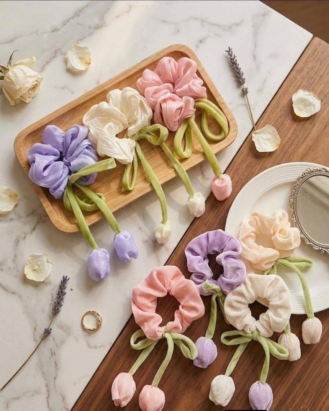 Docena Scrunch Tulipán