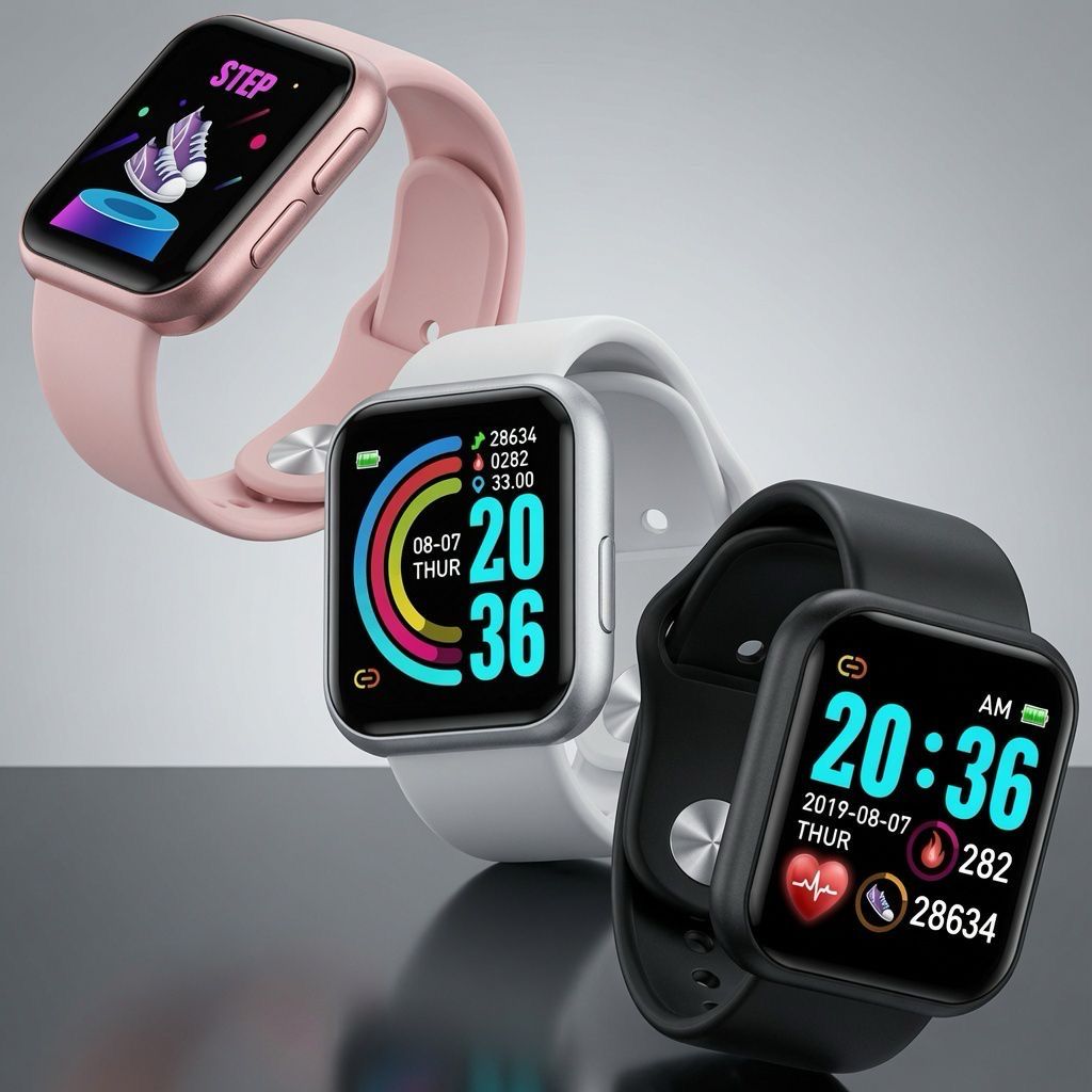 Smartwatch con conectividad a smartphone se envía color surtido al azahar