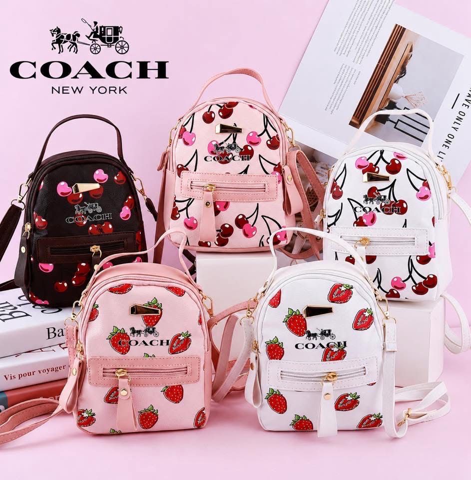 Mini Mochilas Coach se envía color surtido al azahar